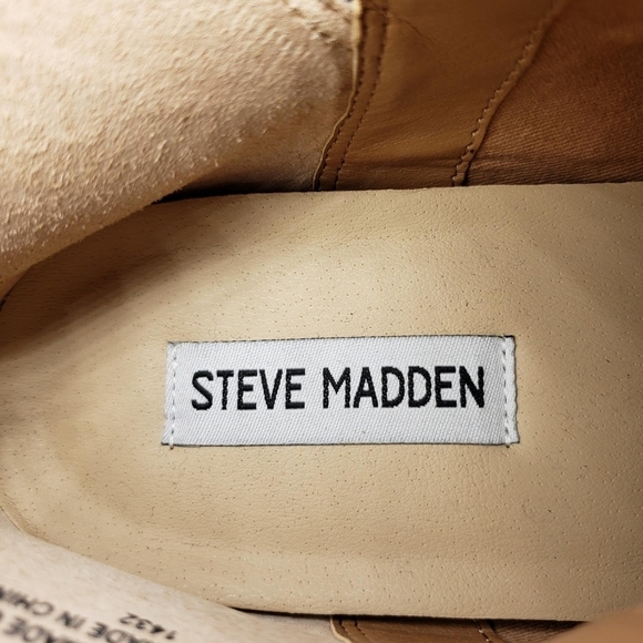 Steve Madden | Claud Brown Leopard Canvas High Top Hidden Wedge Sneakers 8.5 - Picture 11 of 12